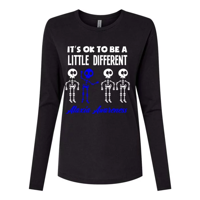 ItS Ok To Be A Little Different Ataxia Awareness Cute Gift Womens Cotton Relaxed Long Sleeve T-Shirt