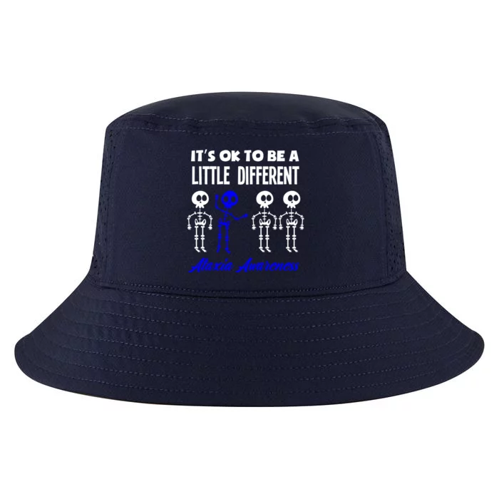 ItS Ok To Be A Little Different Ataxia Awareness Cute Gift Cool Comfort Performance Bucket Hat