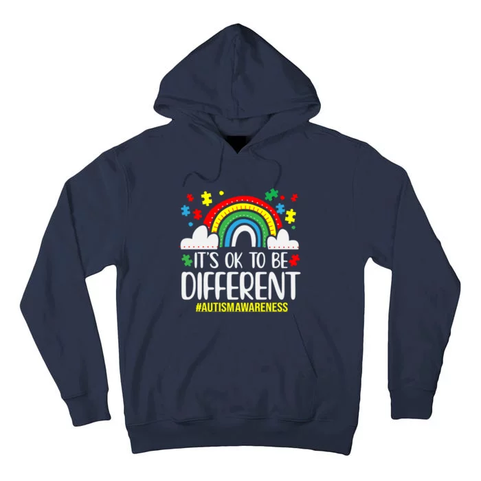 It's OK To Be Different Autism Awareness Tall Hoodie