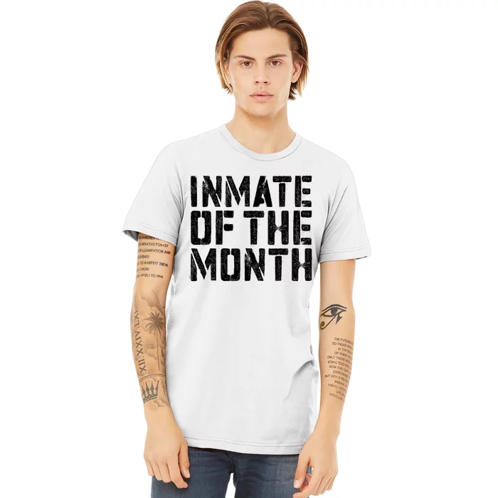 Inmate Of The Month Prisoner Costume Premium T-Shirt