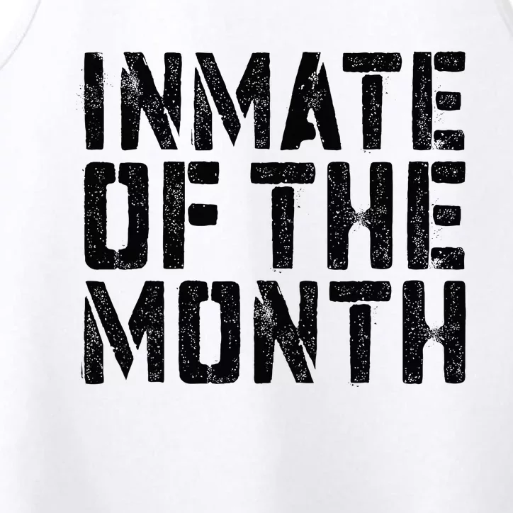 Inmate Of The Month Prisoner Costume Performance Tank