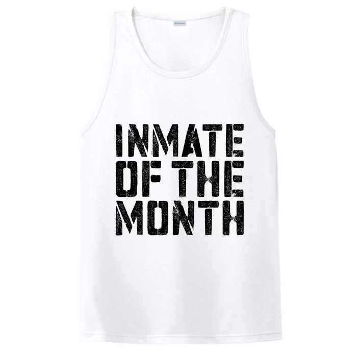 Inmate Of The Month Prisoner Costume Performance Tank