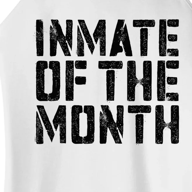 Inmate Of The Month Prisoner Costume Women’s Perfect Tri Rocker Tank