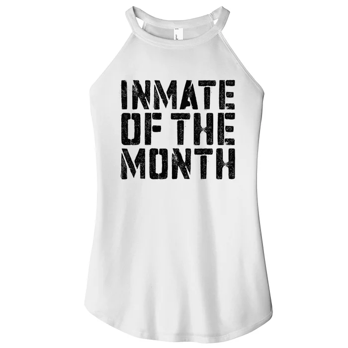 Inmate Of The Month Prisoner Costume Women’s Perfect Tri Rocker Tank