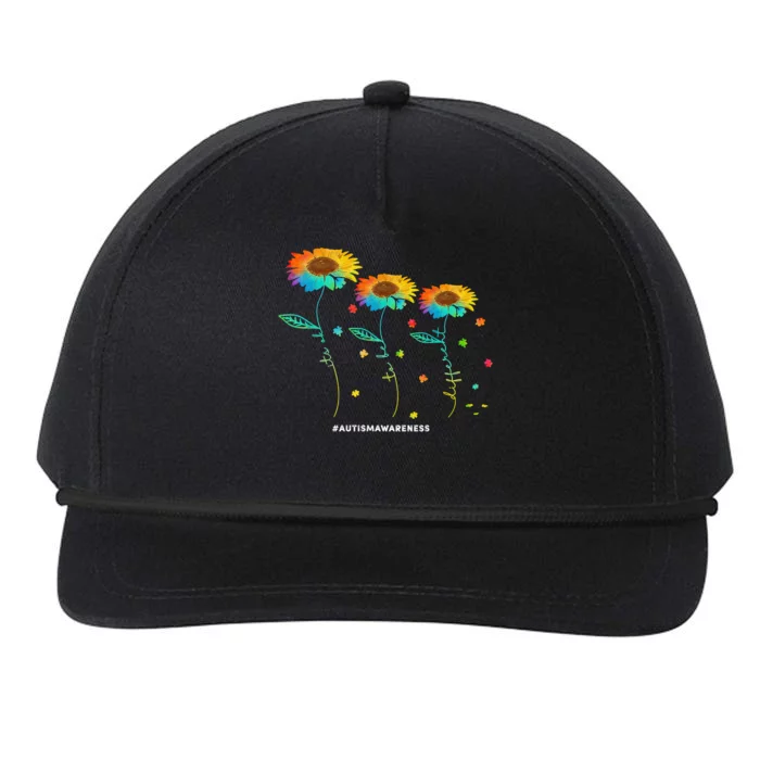 Its Ok To Be Different Autism Awareness Acceptance Snapback Five-Panel Rope Hat