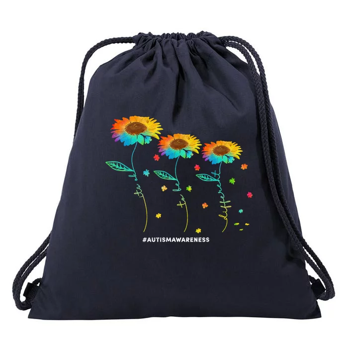 Its Ok To Be Different Autism Awareness Acceptance Drawstring Bag