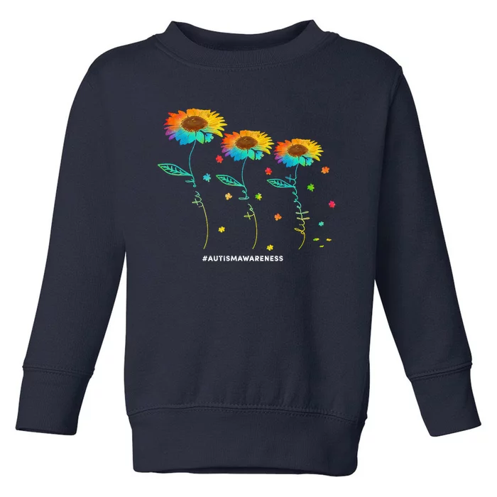 Its Ok To Be Different Autism Awareness Acceptance Toddler Sweatshirt