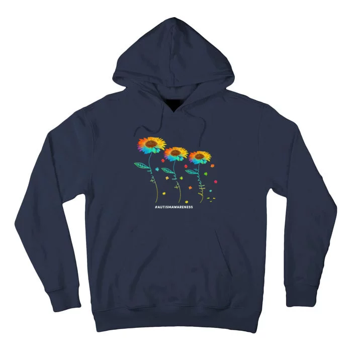 Its Ok To Be Different Autism Awareness Acceptance Tall Hoodie