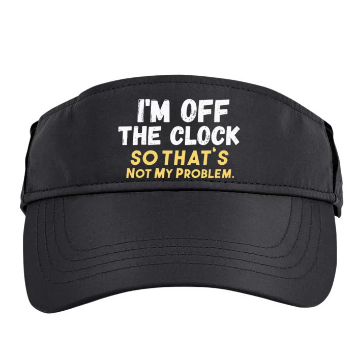 Im Off The Clock Adult Drive Performance Visor