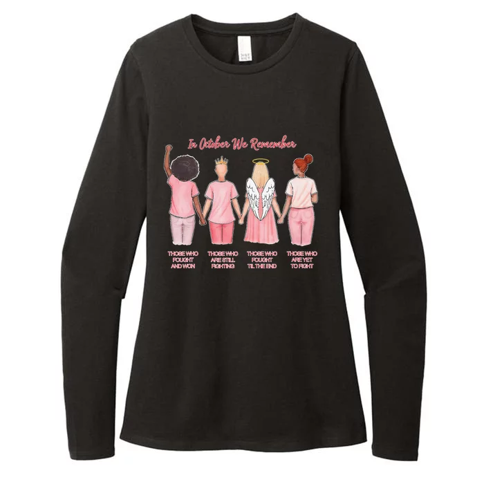 In October We Remember Those Who Fought And Won Women Womens CVC Long Sleeve Shirt