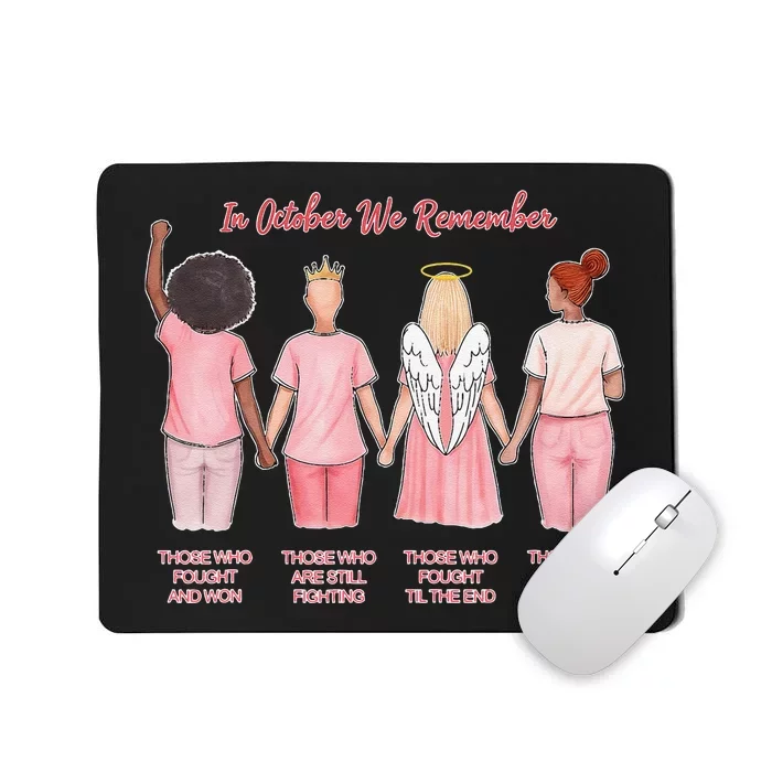 In October We Remember Those Who Fought And Won Women Mousepad