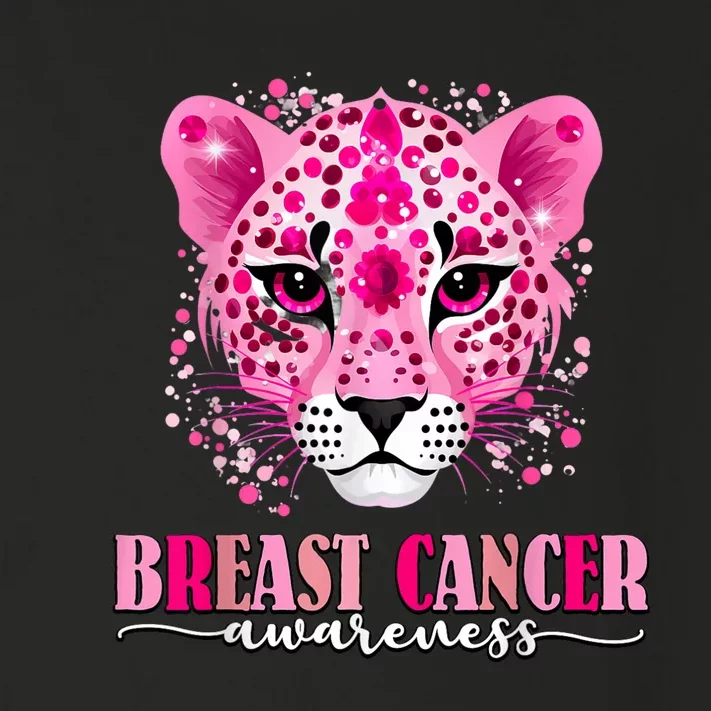 In October We Wear Pink Cute Little Lion Breast Cancer Toddler Long Sleeve Shirt