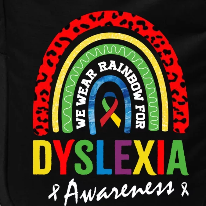 In October We Wear Retro For Dyslexia Awareness Gift Impact Tech Backpack