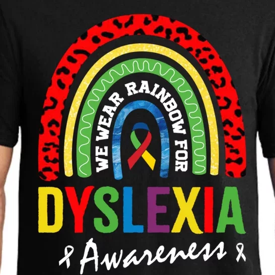 In October We Wear Retro For Dyslexia Awareness Gift Pajama Set