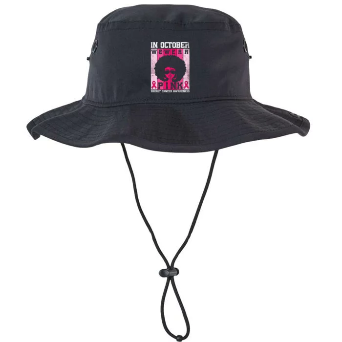 In October We Wear Breast Cancer Awareness Legacy Cool Fit Booney Bucket Hat