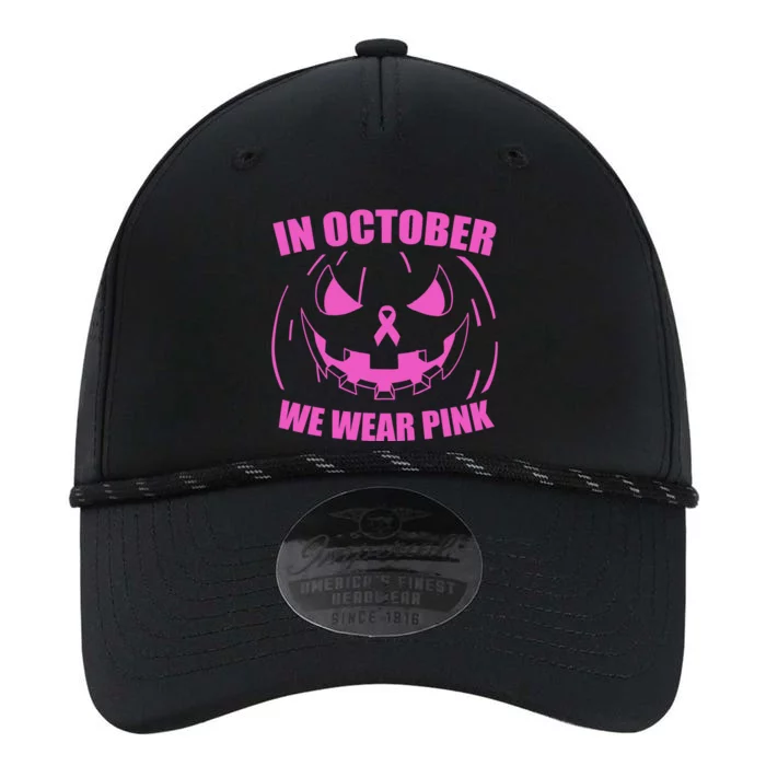 In October We Wear Pink Breast Cancer Halloween Performance The Dyno Cap