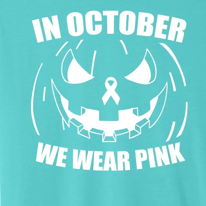 In October We Wear Pink Halloween Breast Cancer ChromaSoft Performance T-Shirt