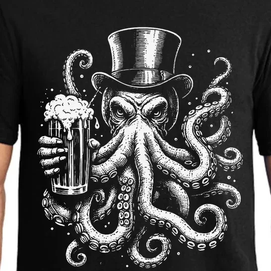 Irish Octopus With Beer Ireland Pajama Set