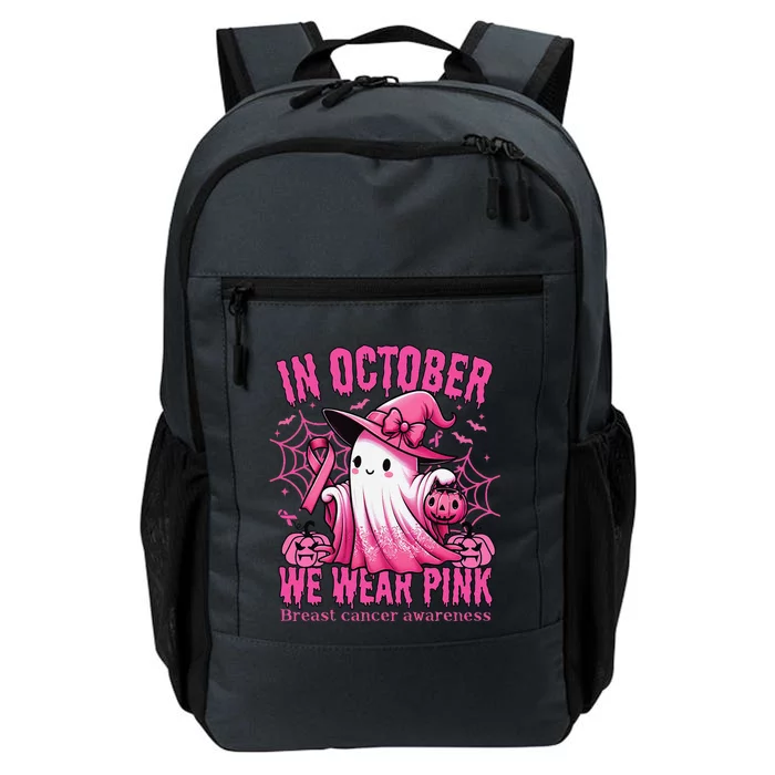 In October We Wear Pin.K Breast Cancer Awareness Month Daily Commute Backpack