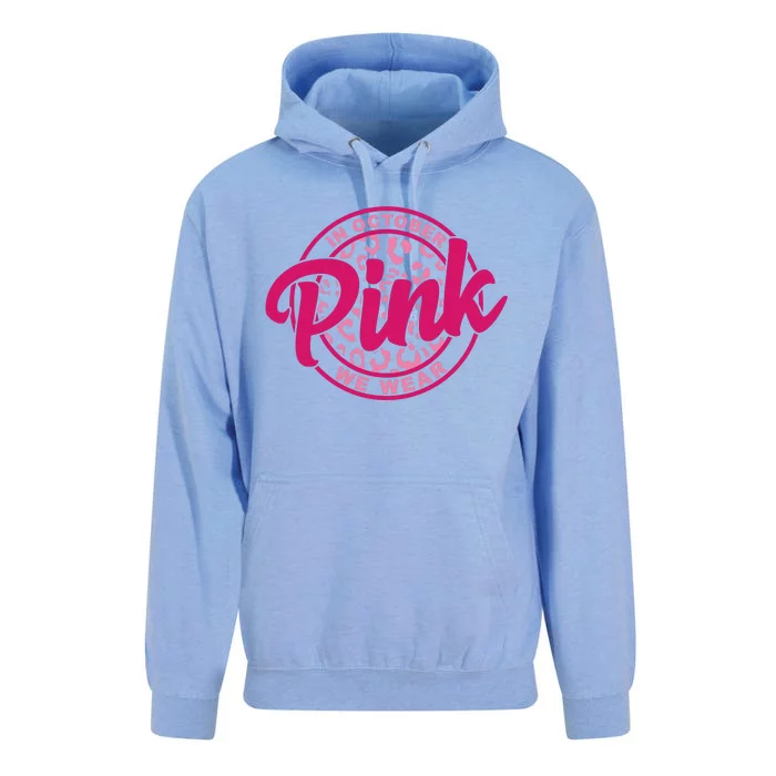 In October We Wear Pink Unisex Surf Hoodie