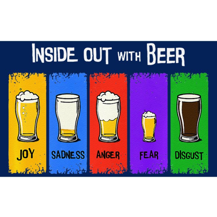 Inside Out With Beer Meet The Little Voices Inside Your Beer Premium Bumper Sticker