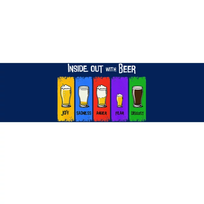 Inside Out With Beer Meet The Little Voices Inside Your Beer Premium Bumper Sticker