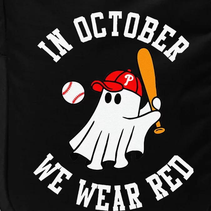 In October We Wear Red October Philadelphia Baseball Impact Tech Backpack