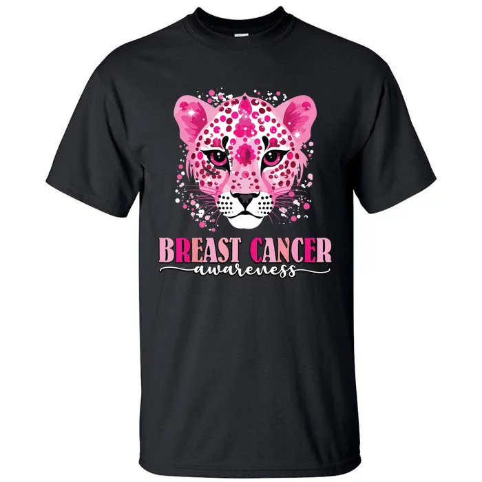 In October We Wear Pink Cute Little Lion Breast Cancer Tall T-Shirt