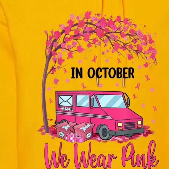 In October We Wear Pink Mail Carrier Postal Workers Premium Hoodie