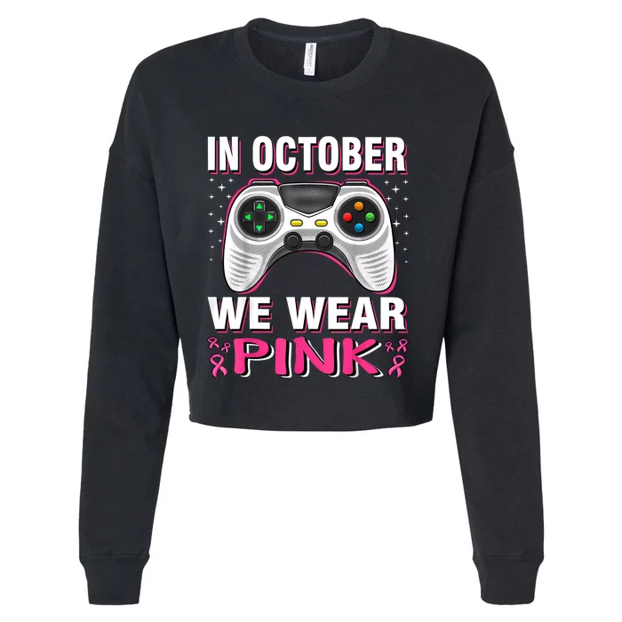 In October We Wea Gift Cropped Pullover Crew