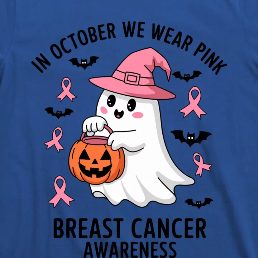 In October We Wear Breast Cancer Awareness Gift T-Shirt