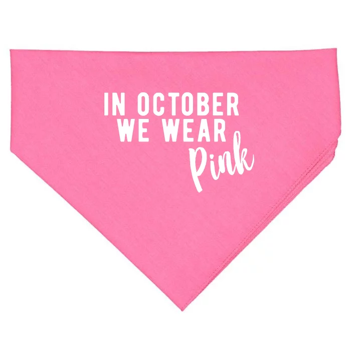 In October We Wear Pink USA-Made Doggie Bandana