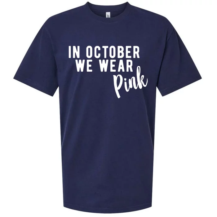 In October We Wear Pink Sueded Cloud Jersey T-Shirt