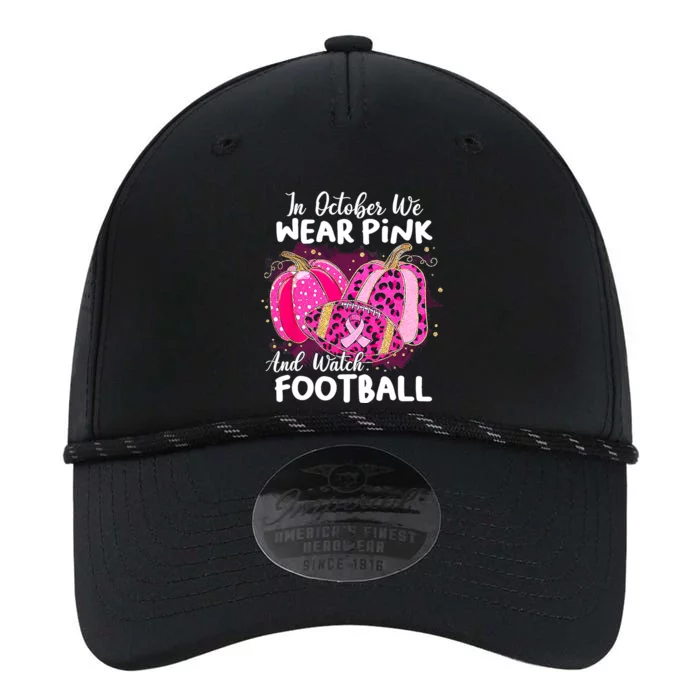 In October We Wear Pink And Watch Football Breast Cancer Performance The Dyno Cap