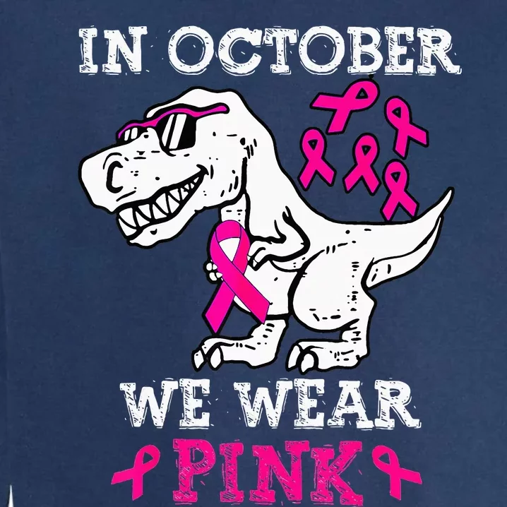 In October We Wear P.I.N.K Breast Cancer Awareness Garment-Dyed Sweatshirt