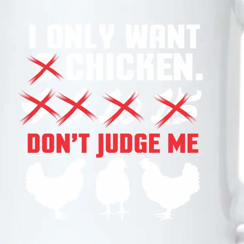 I Only Want 3 Chickens Funny Chicken Farmer Design Funny Gift Black Color Changing Mug