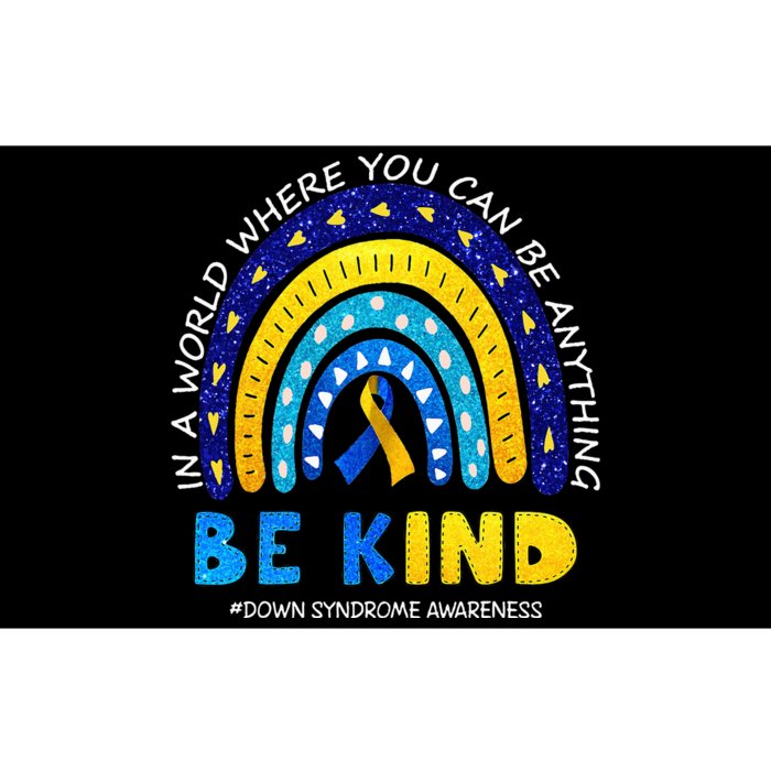 In October We Wear Blue And Yellow Down Syndrome Awareness Bumper Sticker