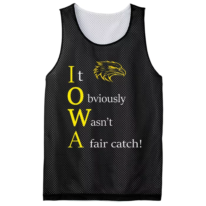 It Obviously WasnT A Fair Catch Birding Humor Quote Mesh Reversible Basketball Jersey Tank