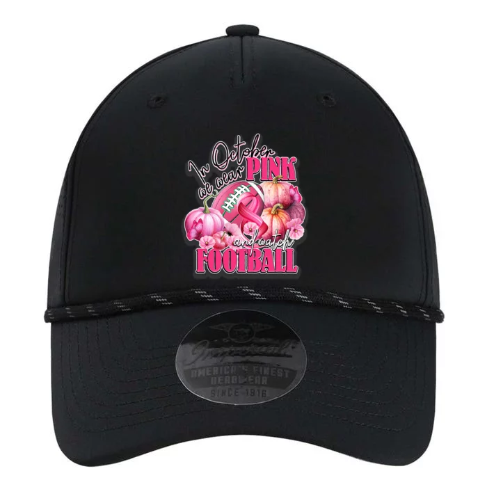 In October We Wear Pink And Watch Football Breast Cancer Performance The Dyno Cap