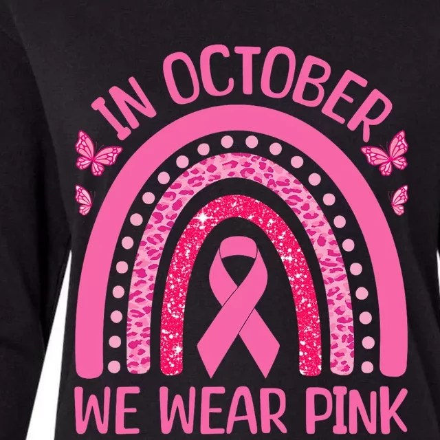 In October We Wear Pink Rainbow is perfect for October Fall Womens Cotton Relaxed Long Sleeve T-Shirt