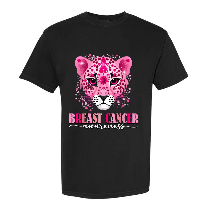 In October We Wear Pink Cute Little Lion Breast Cancer Garment-Dyed Heavyweight T-Shirt