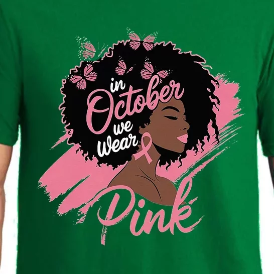 In October We Wear P.I.N.K. Breast Cancer Awareness Pajama Set