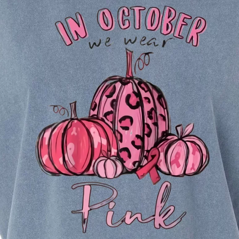 In October We Wear Pink Garment-Dyed Women's Muscle Tee