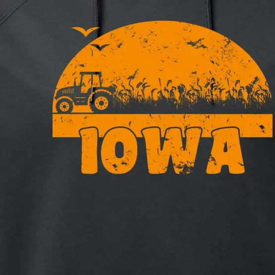 Iowa Farmers Tractor Performance Fleece Hoodie