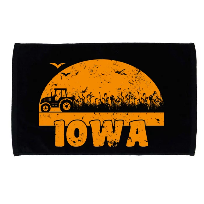 Iowa Farmers Tractor Microfiber Hand Towel