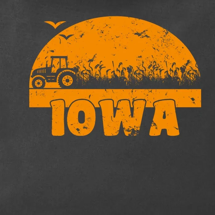 Iowa Farmers Tractor Zip Tote Bag