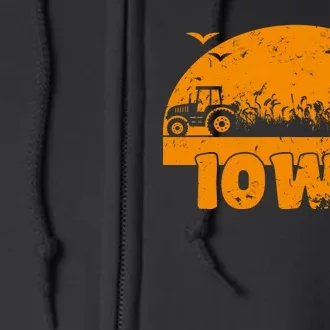 Iowa Farmers Tractor Full Zip Hoodie