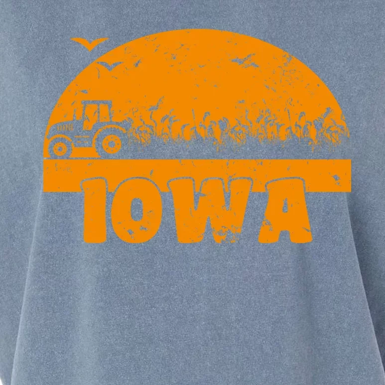 Iowa Farmers Tractor Garment-Dyed Women's Muscle Tee