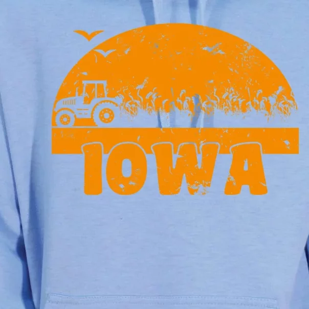 Iowa Farmers Tractor Unisex Surf Hoodie