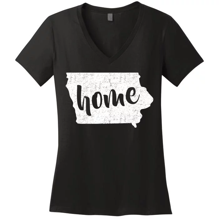 Iowa Home State Women's V-Neck T-Shirt